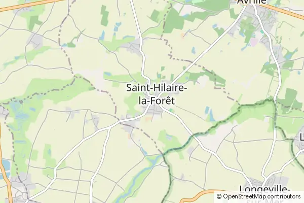 Mapa Saint-Hilaire-la-Forêt