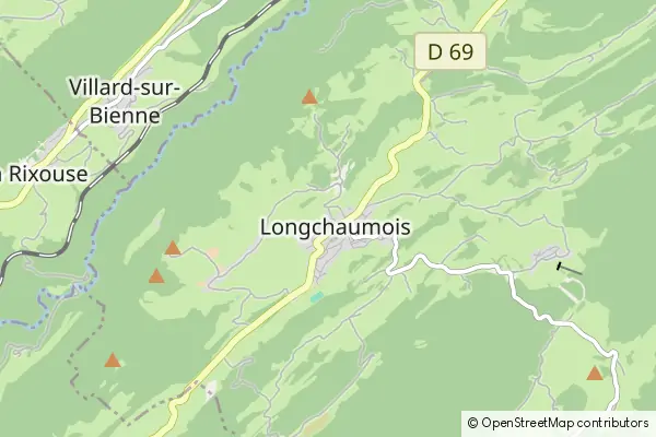 Mapa Longchaumois