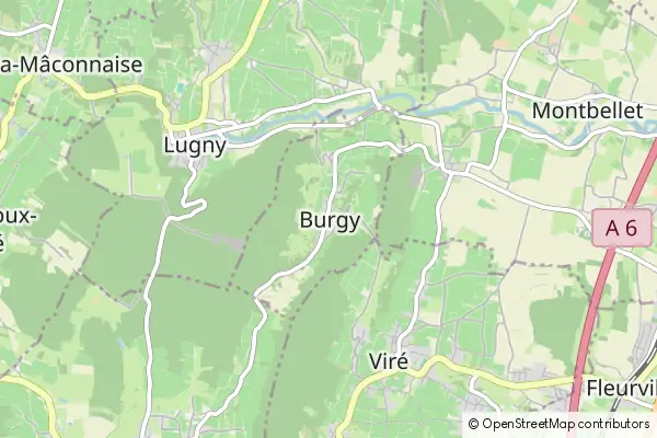 Mapa Burgy