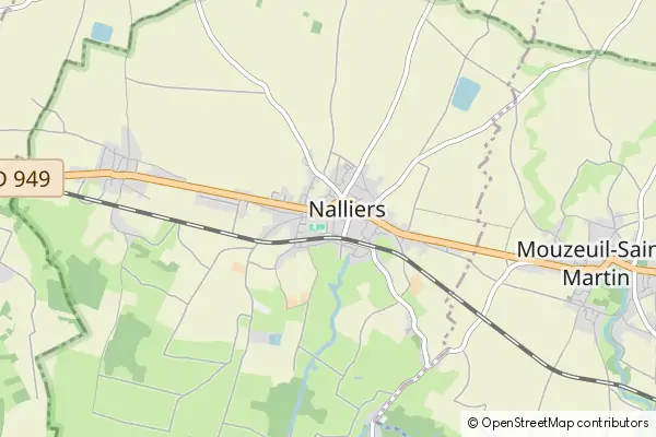 Mapa Nalliers