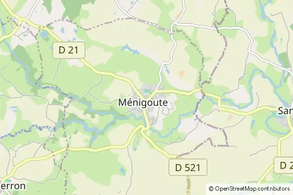 Mapa Ménigoute