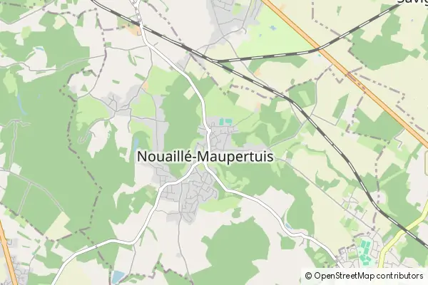 Mapa Nouaillé-Maupertuis