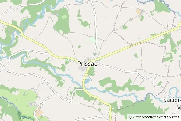 Mapa Prissac