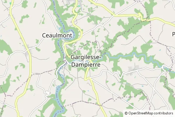 Mapa Gargilesse-Dampierre