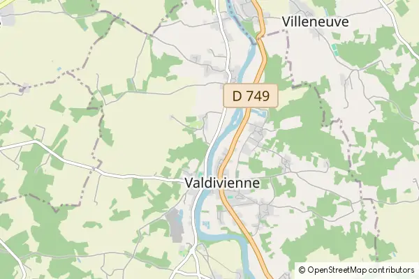 Mapa Valdivienne