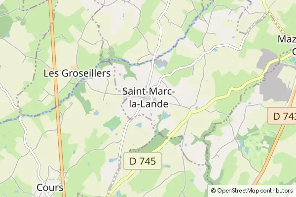 Mapa Saint-Marc-la-Lande