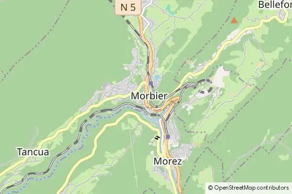 Mapa Morbier