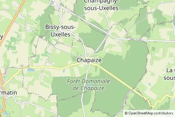 Mapa Chapaize