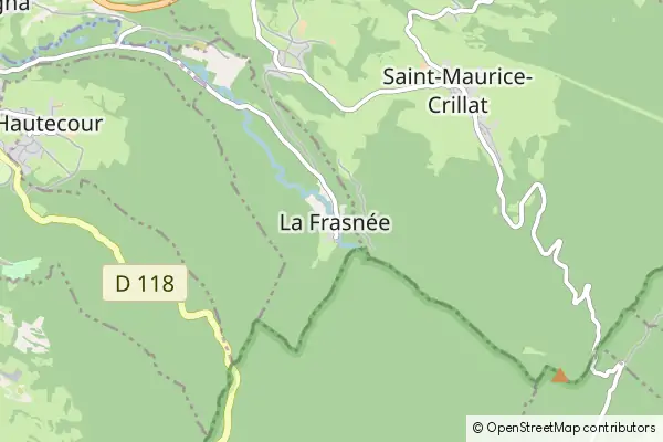 Mapa La Frasnée