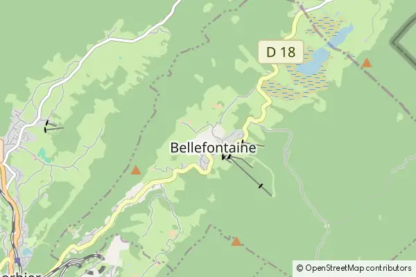 Mapa Bellefontaine