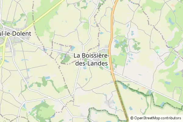 Mapa La Boissière-des-Landes