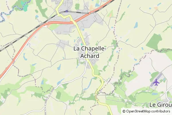 Mapa La Chapelle-Achard