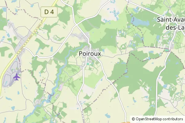 Mapa Poiroux