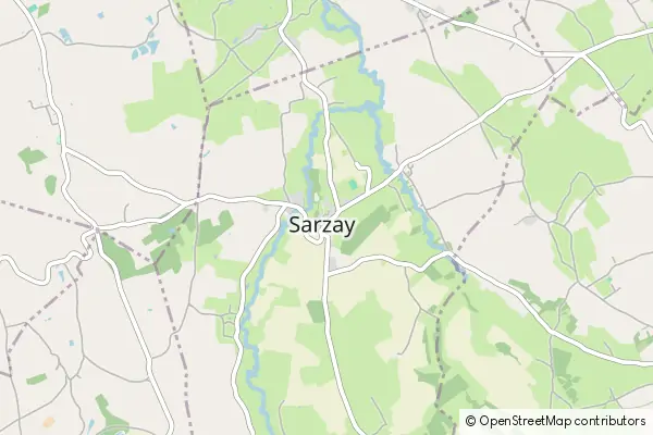 Mapa Sarzay