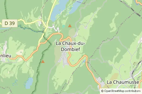 Mapa La Chaux-du-Dombief