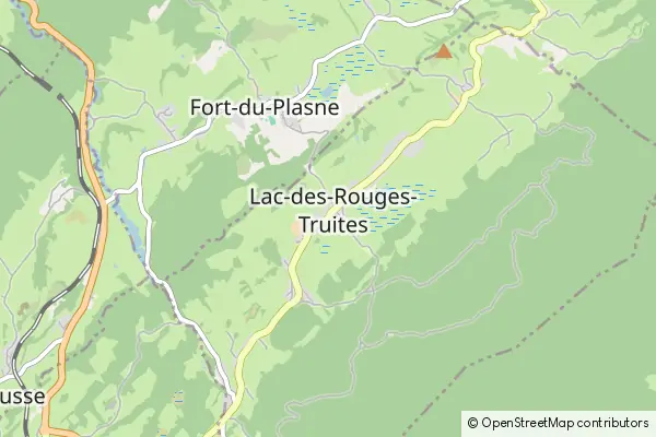 Mapa Lac des Rouges Truites