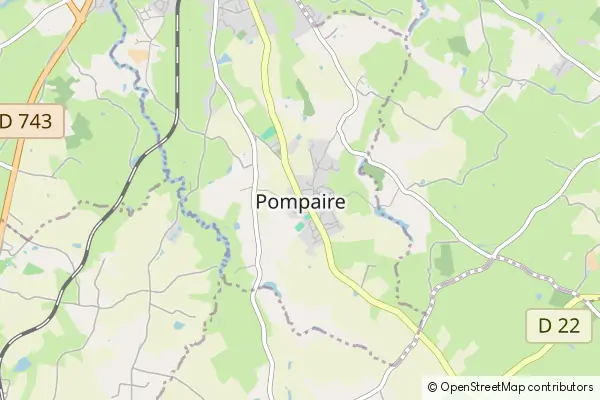 Mapa Pompaire