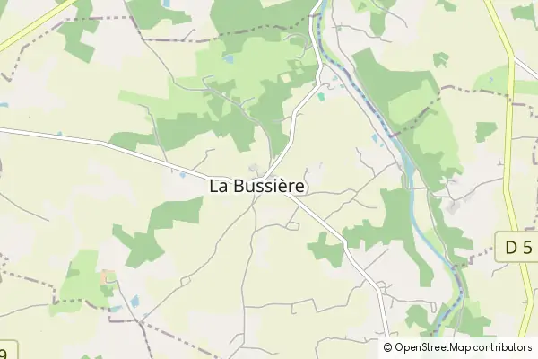 Mapa La Bussière