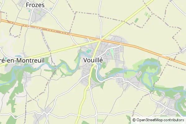 Mapa Vouillé