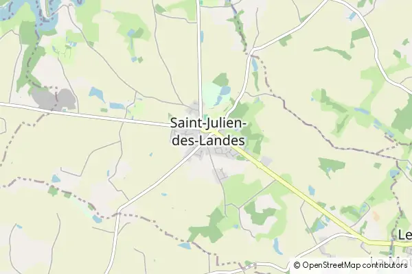 Mapa Saint-Julien-des-Landes