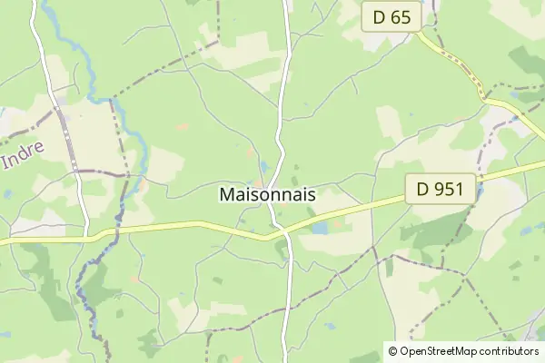 Mapa Maisonnais