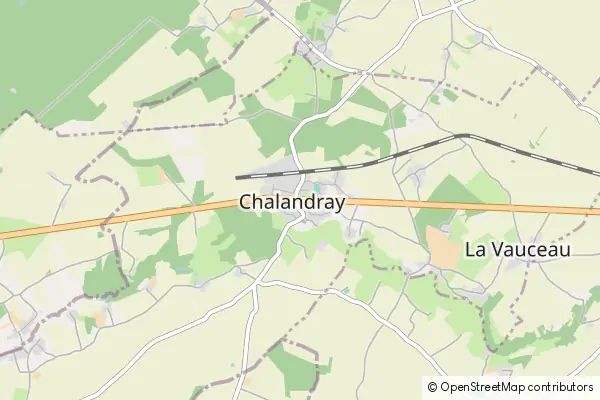 Mapa Chalandray