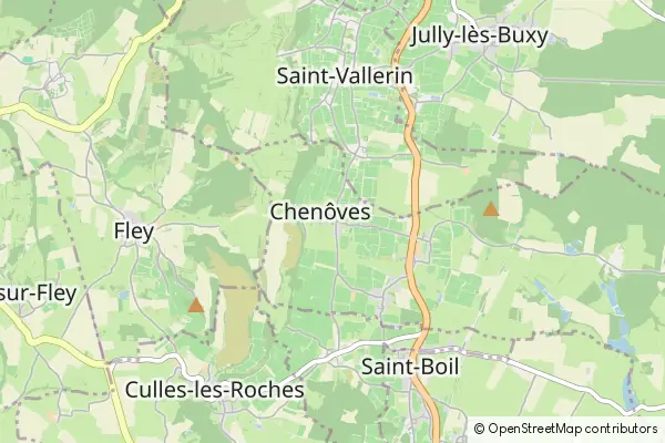 Mapa Chenôves