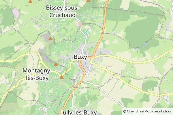 Mapa Buxy