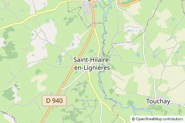 Mapa Saint-Hilaire-en-Lignières