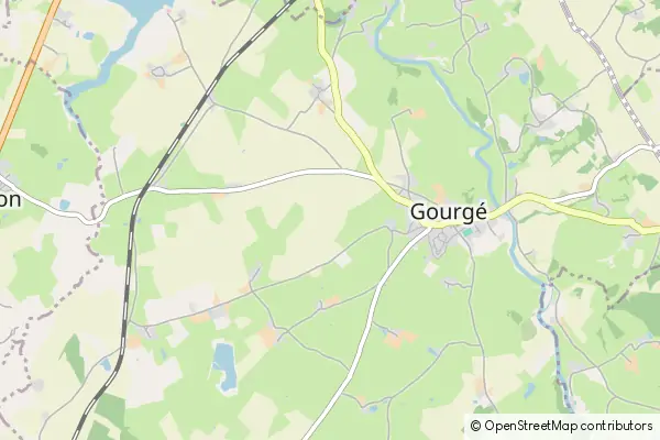 Mapa Gourgé