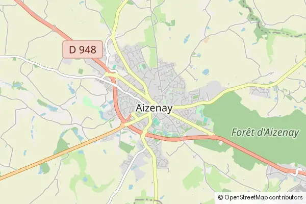 Mapa Aizenay