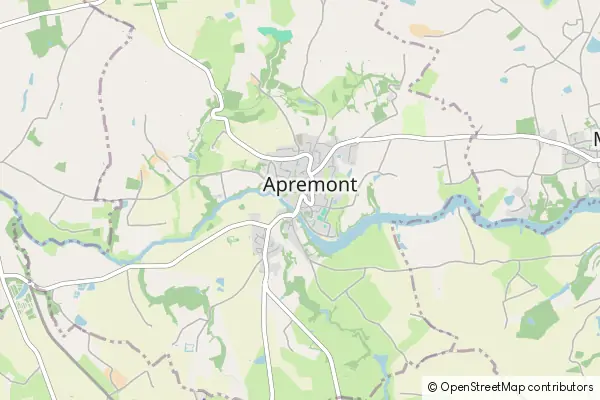 Mapa Apremont