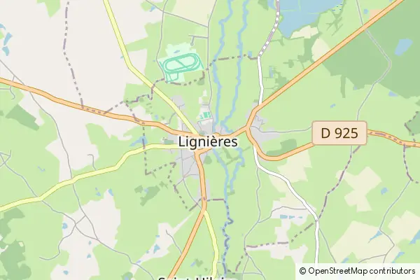 Mapa Lignières