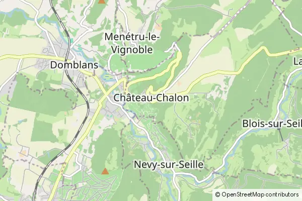 Mapa Chateau Chalon