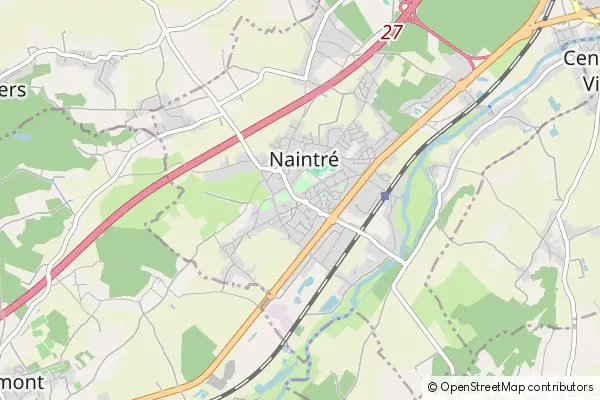 Mapa Naintré