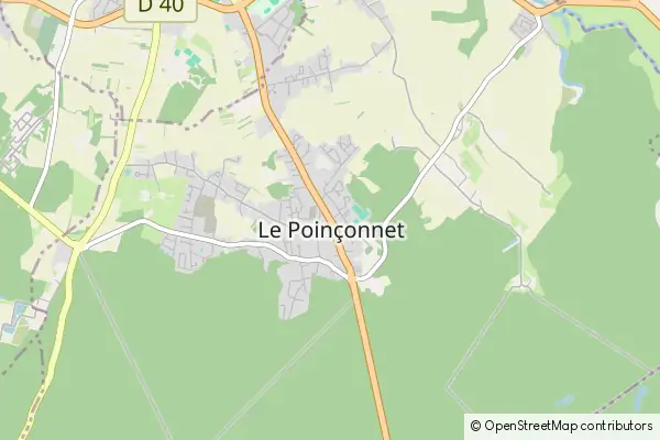 Mapa Le Poinçonnet