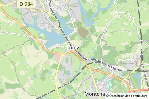 Mapa Torcy