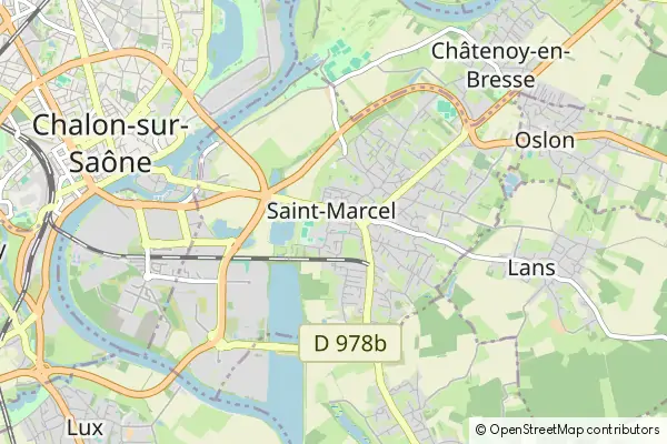 Mapa Saint-Marcel