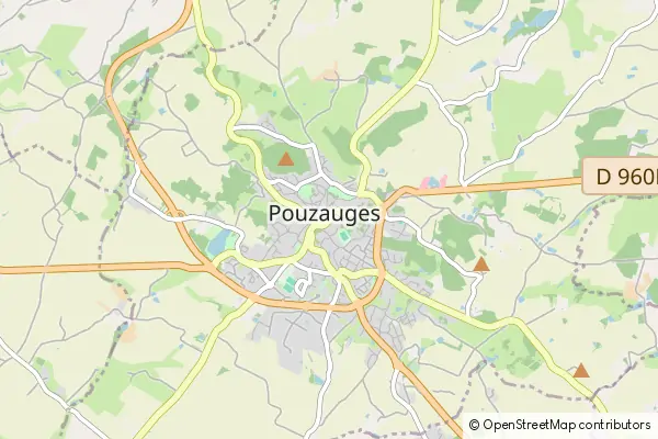 Mapa Pouzauges