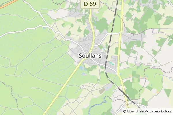 Mapa Soullans