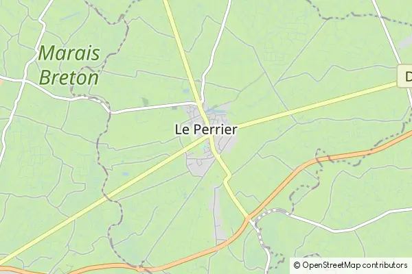 Mapa Le Perrier