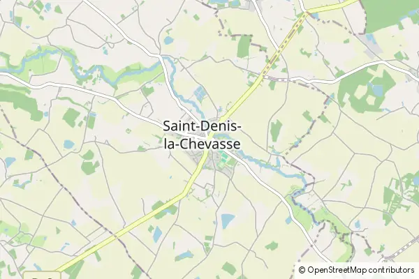 Mapa Saint-Denis-la-Chevasse