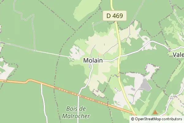 Mapa Molain