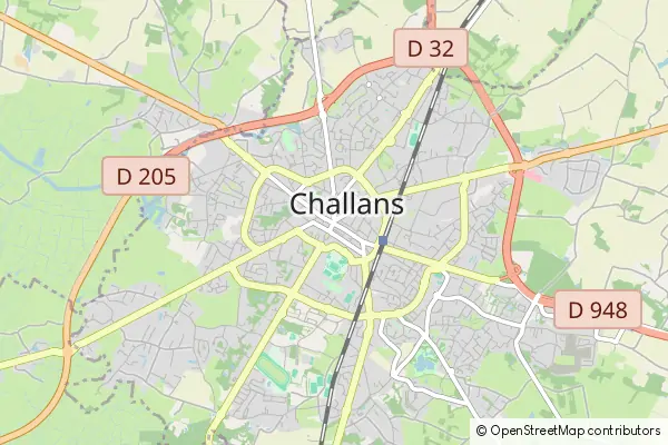 Mapa Challans