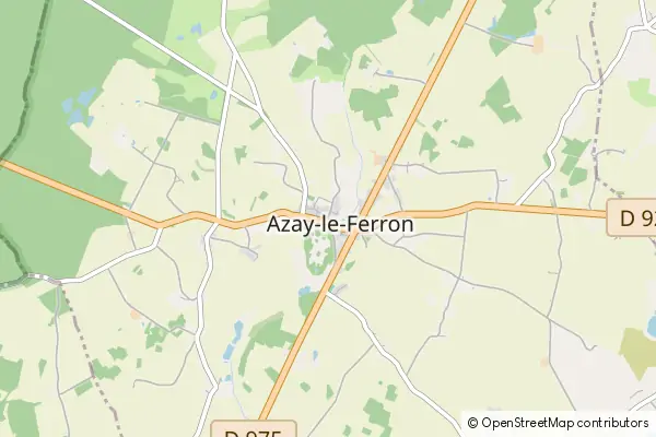 Mapa Azay-le-Ferron