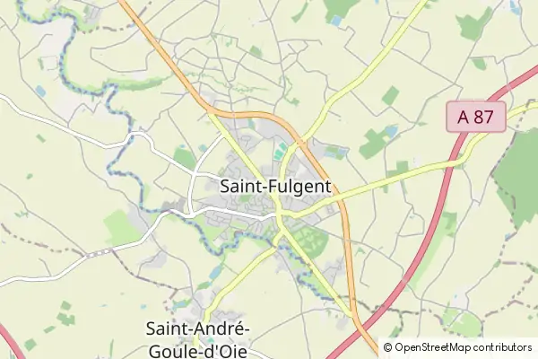 Mapa Saint-Fulgent