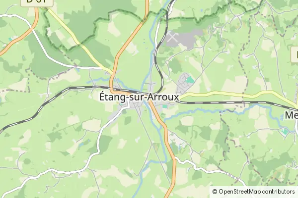 Mapa Étang-sur-Arroux