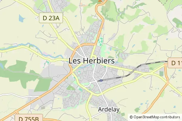 Mapa Les Herbiers