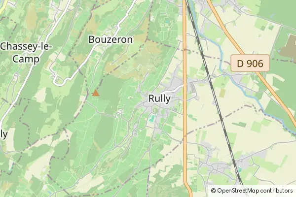 Mapa Rully