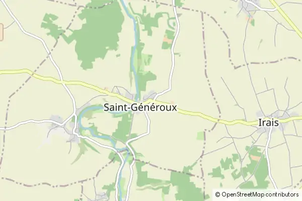 Mapa Saint-Généroux